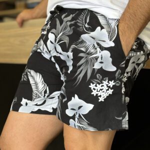 Shorts, microfibra, estampado, CARNEIRO