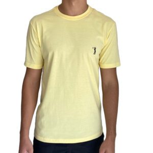 Camiseta Aleatory Básica Amarela Clara