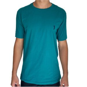 Camiseta Aleatory Básica Azul Coral