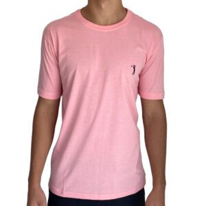 Camiseta Aleatory Básica Rosa Claro