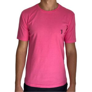 Camiseta Aleatory Básica Rosa Pink