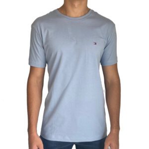 Camiseta Tommy Hilfiger básica lilás