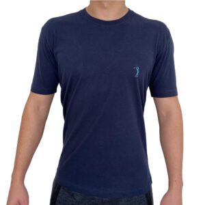 Camiseta Aleatory Básica azul escuro