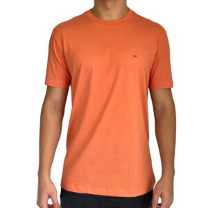Camiseta Calvin Klein básica laranja
