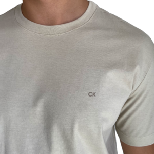 Calvin Klein Logo bege básica logo CK